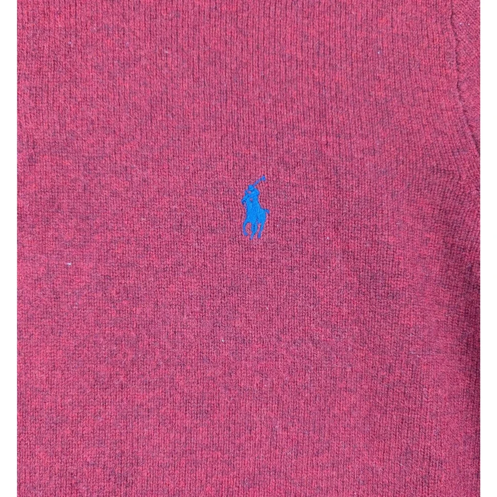 Polo Ralph Lauren Sweater Men XXL Lambswool Collared Preppy Timeless Vintage 90s